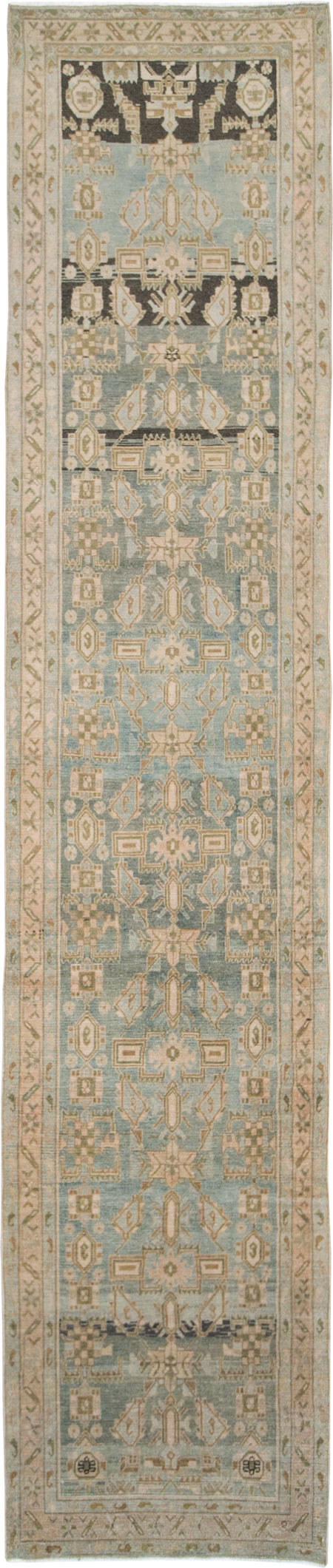 Vintage Persian Malayer Long Runner, No.28670 - Galerie Shabab