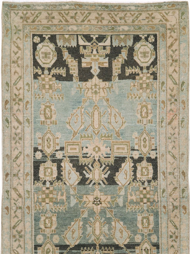 Vintage Persian Malayer Long Runner, No.28670 - Galerie Shabab