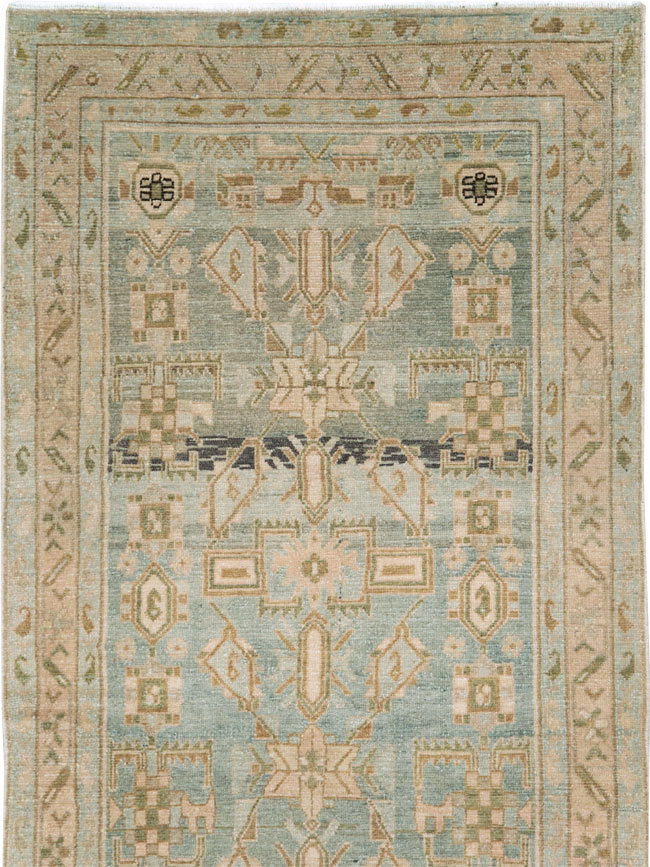 Vintage Persian Malayer Long Runner, No.28670 - Galerie Shabab