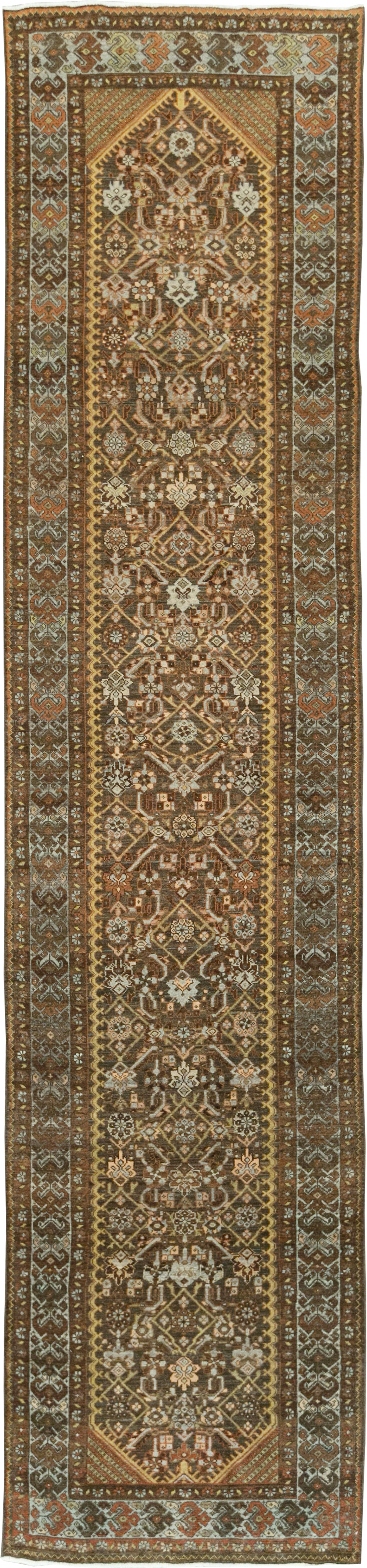 Antique Persian Malayer Runner, No.28671 - Galerie Shabab
