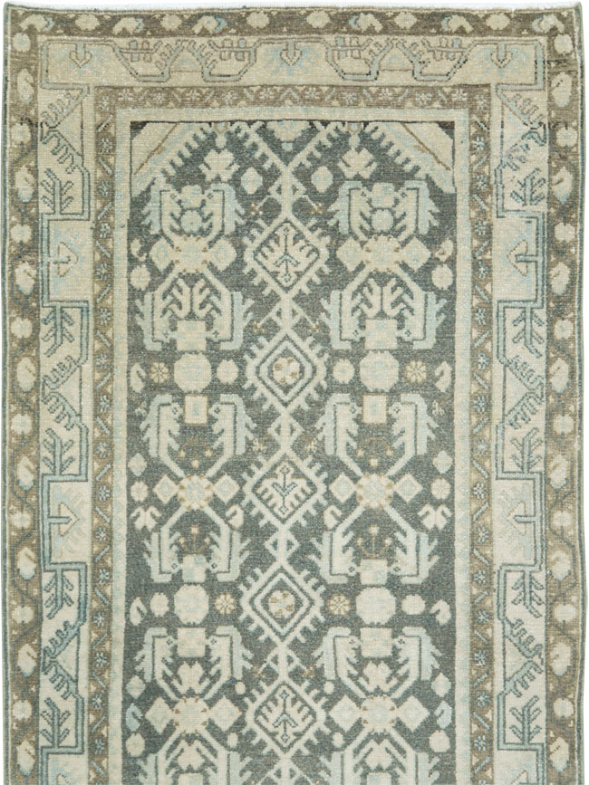 Vintage Persian Malayer Runner, No.28672 - Galerie Shabab