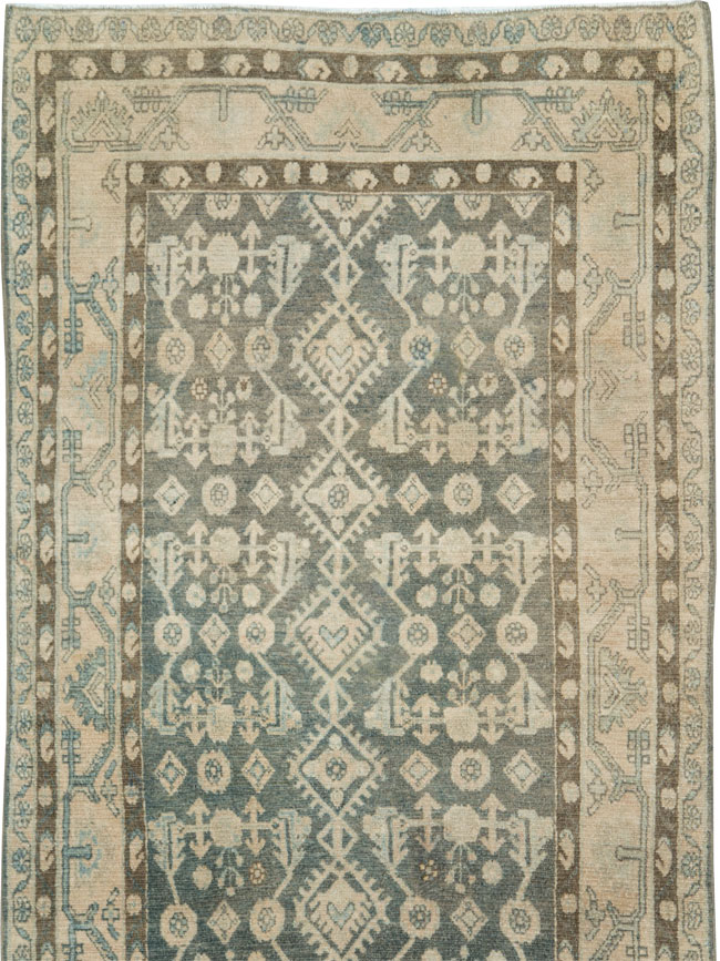 Vintage Persian Malayer Runner, No.28673 - Galerie Shabab
