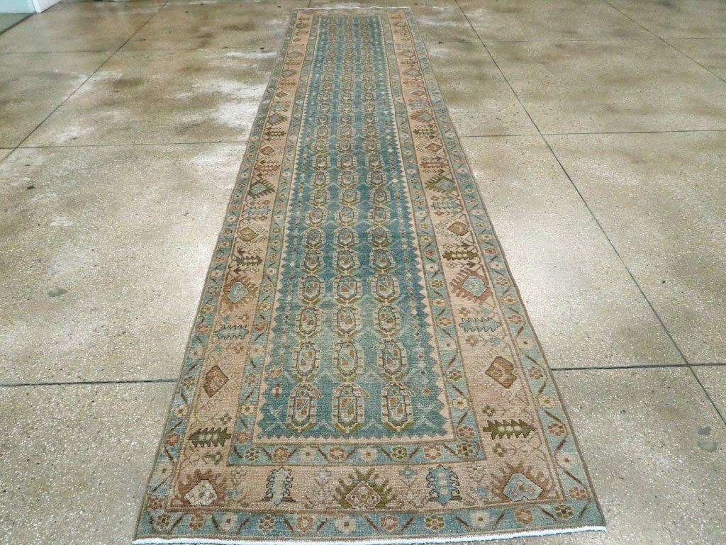 Vintage Persian Malayer Long Runner, No.28674 - Galerie Shabab