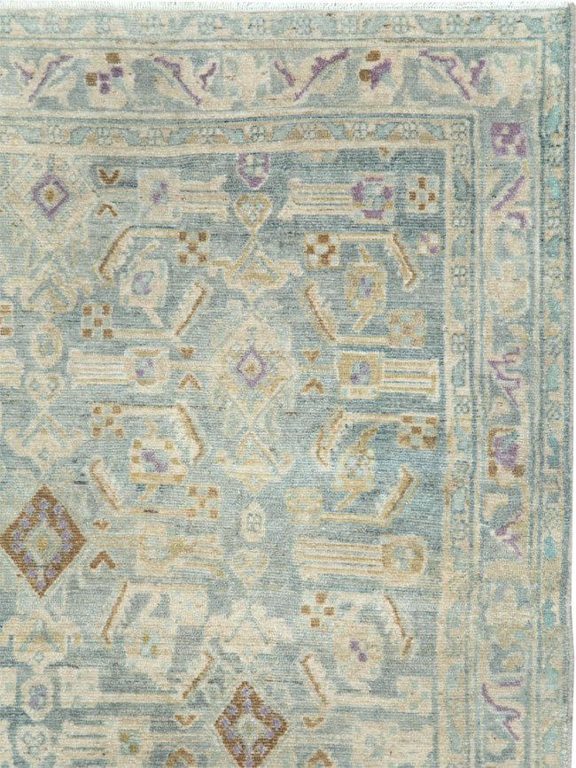 Vintage Persian Malayer Wide Runner, No.28676 - Galerie Shabab