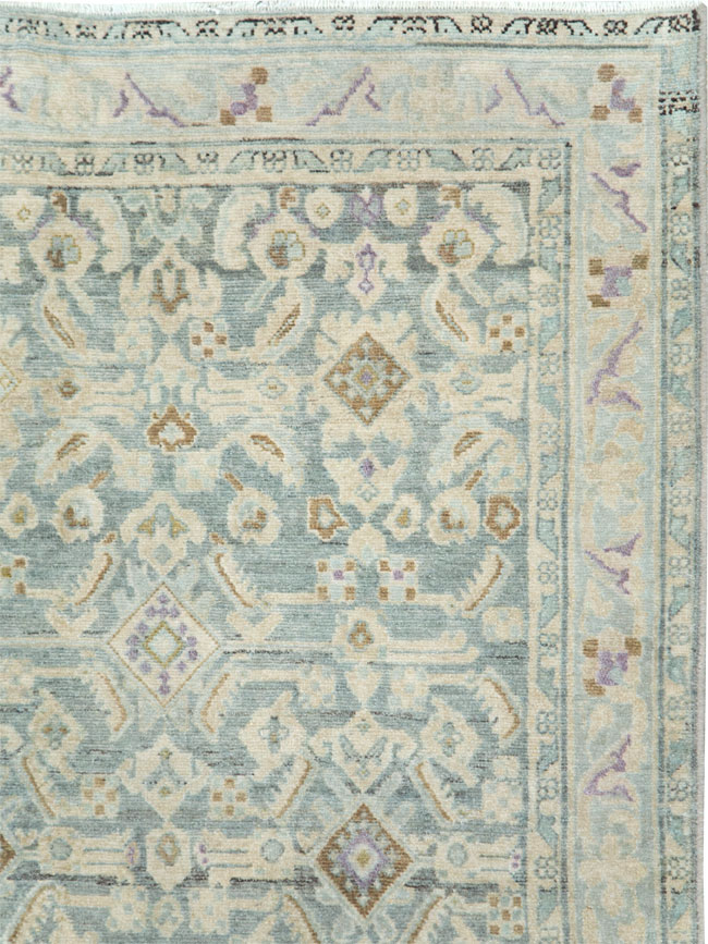 Vintage Persian Malayer Wide Runner, No.28676 - Galerie Shabab