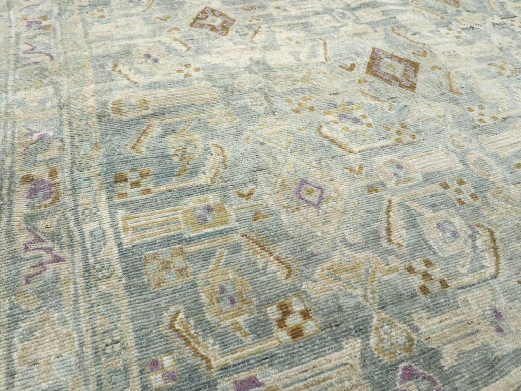 Vintage Persian Malayer Wide Runner, No.28676 - Galerie Shabab