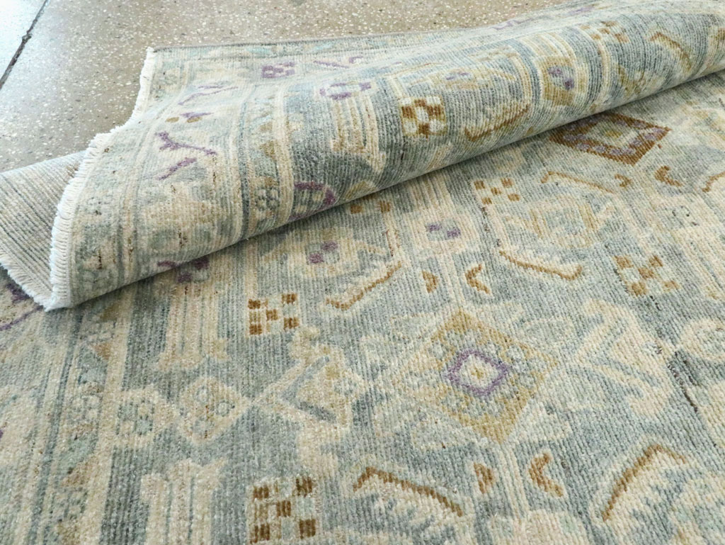Vintage Persian Malayer Wide Runner, No.28676 - Galerie Shabab