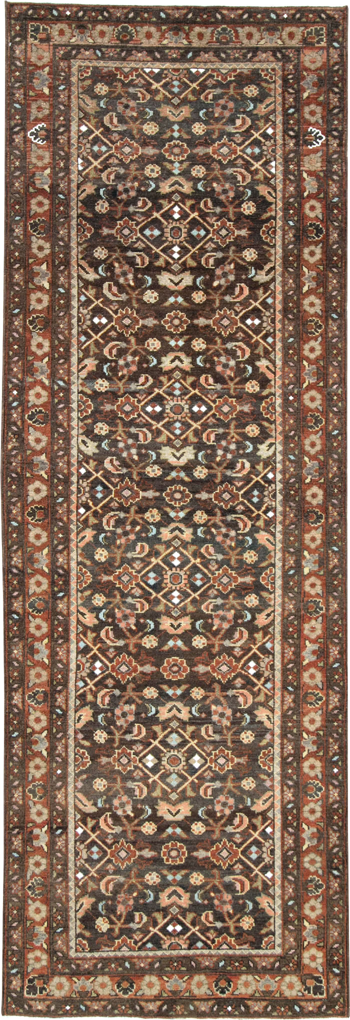 Vintage Persian Malayer Runner, No.28678 - Galerie Shabab