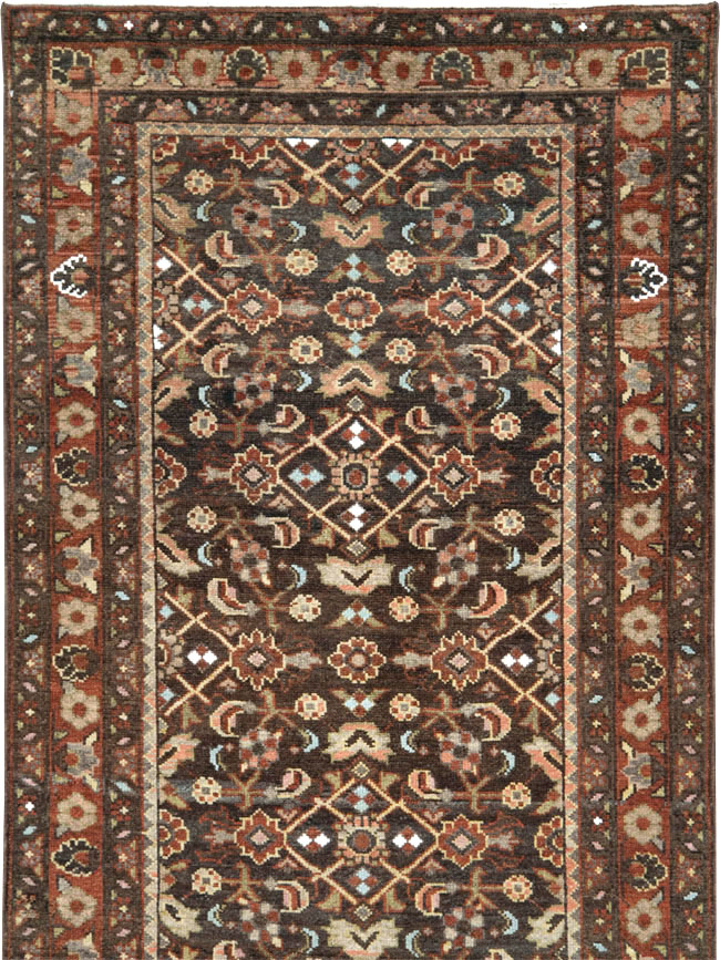 Vintage Persian Malayer Runner, No.28678 - Galerie Shabab