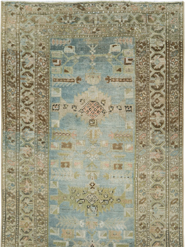 Vintage Persian Heriz Runner, No.28680 - Galerie Shabab