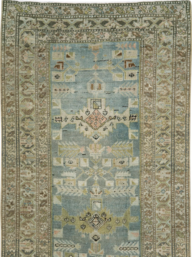 Vintage Persian Heriz Runner, No.28680 - Galerie Shabab