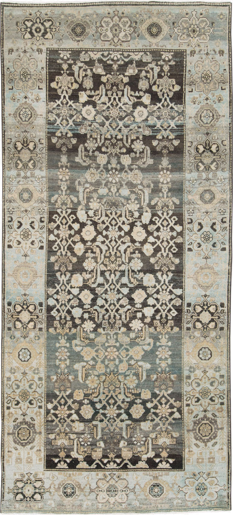 Vintage Persian Malayer Gallery Rug (Pair: 1 of 2), No.28684 - Galerie Shabab