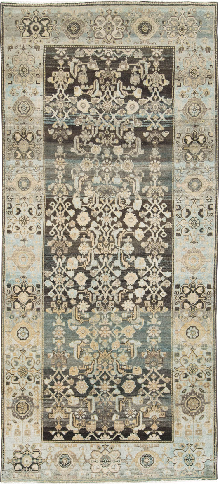 Vintage Persian Malayer Gallery Rug (Pair: 1 of 2), No.28684 - Galerie Shabab