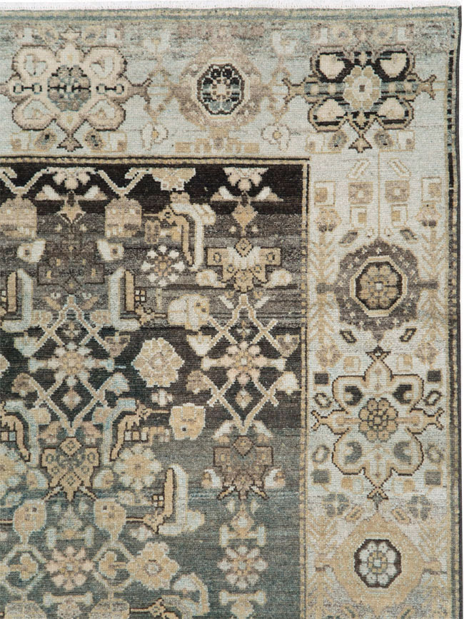 Vintage Persian Malayer Gallery Rug (Pair: 1 of 2), No.28684 - Galerie Shabab