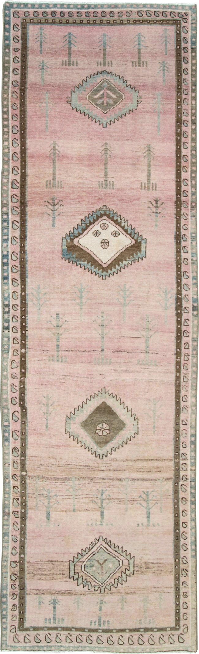 Vintage Persian Malayer Runner, No.28685 - Galerie Shabab