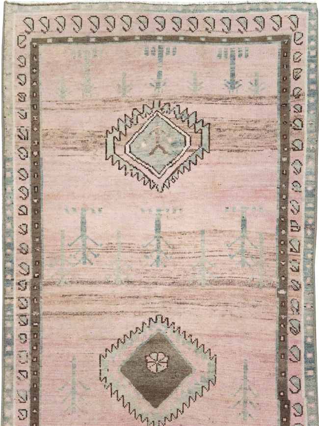 Vintage Persian Malayer Runner, No.28685 - Galerie Shabab