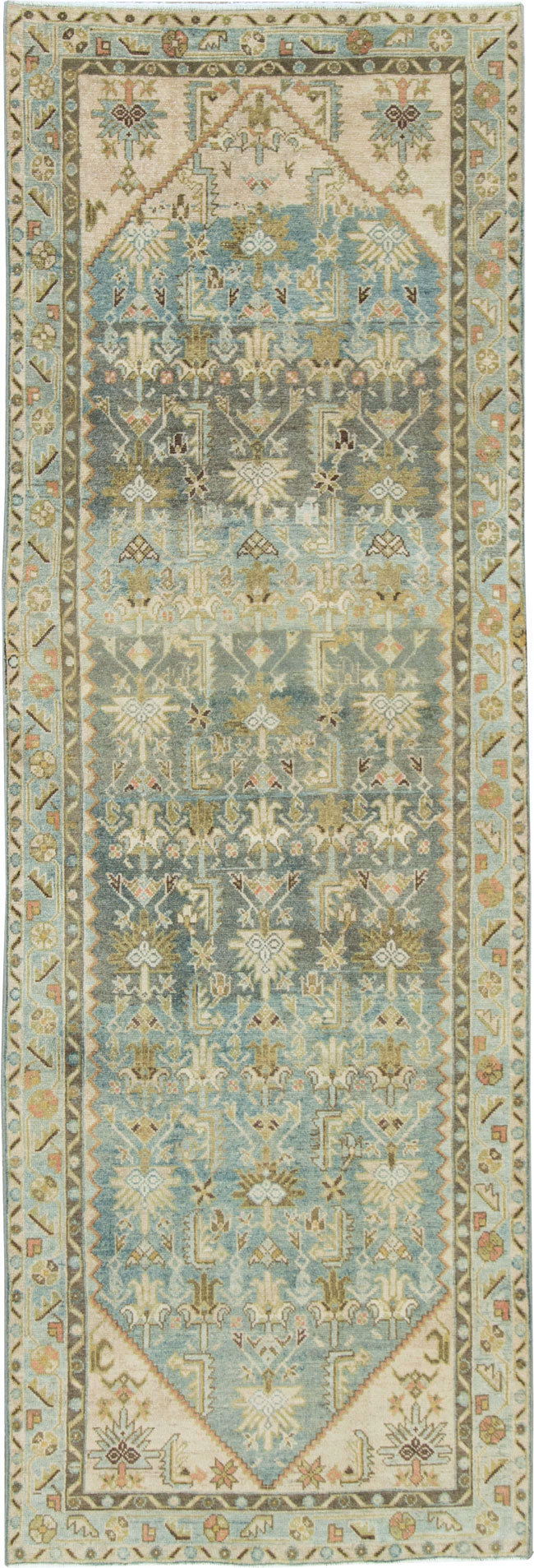 Vintage Persian Malayer Runner, No.28687 - Galerie Shabab