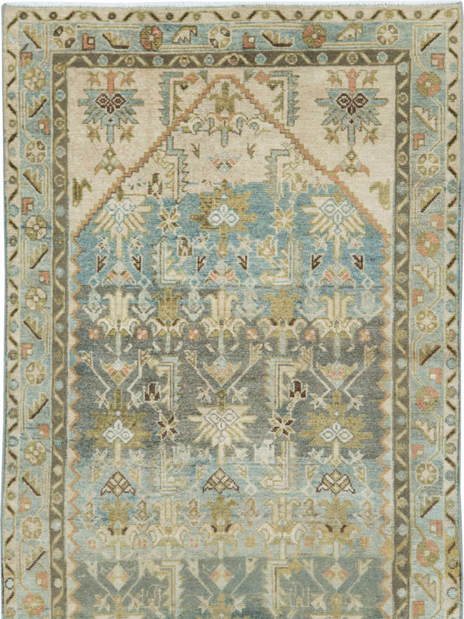 Vintage Persian Malayer Runner, No.28687 - Galerie Shabab