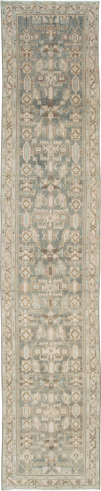 Vintage Persian Malayer Long Runner, No.28691 - Galerie Shabab