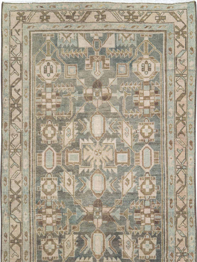 Vintage Persian Malayer Long Runner, No.28691 - Galerie Shabab