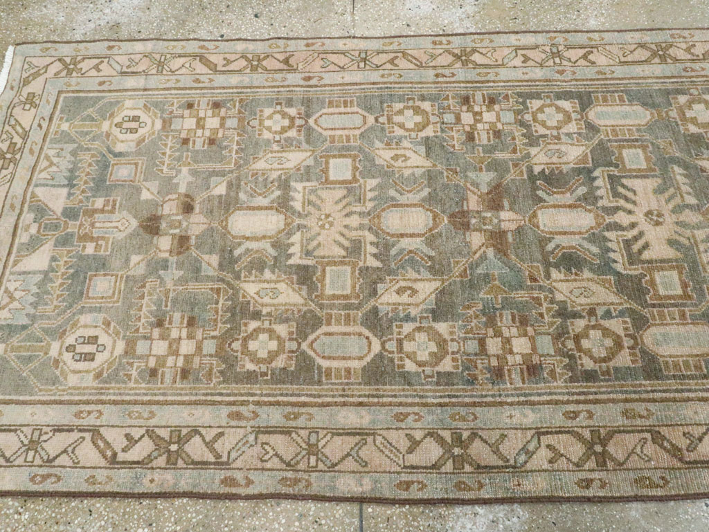 Vintage Persian Malayer Long Runner, No.28691 - Galerie Shabab