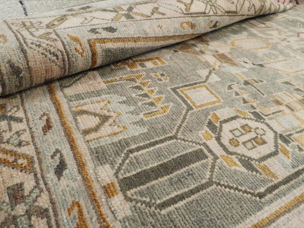 Vintage Persian Malayer Long Runner, No.28691 - Galerie Shabab