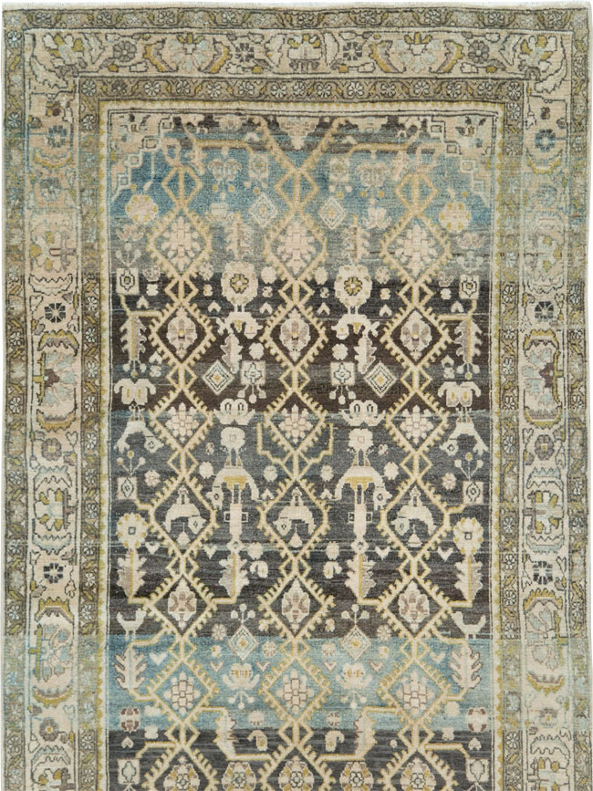 Vintage Persian Malayer Runner, No.28693 - Galerie Shabab