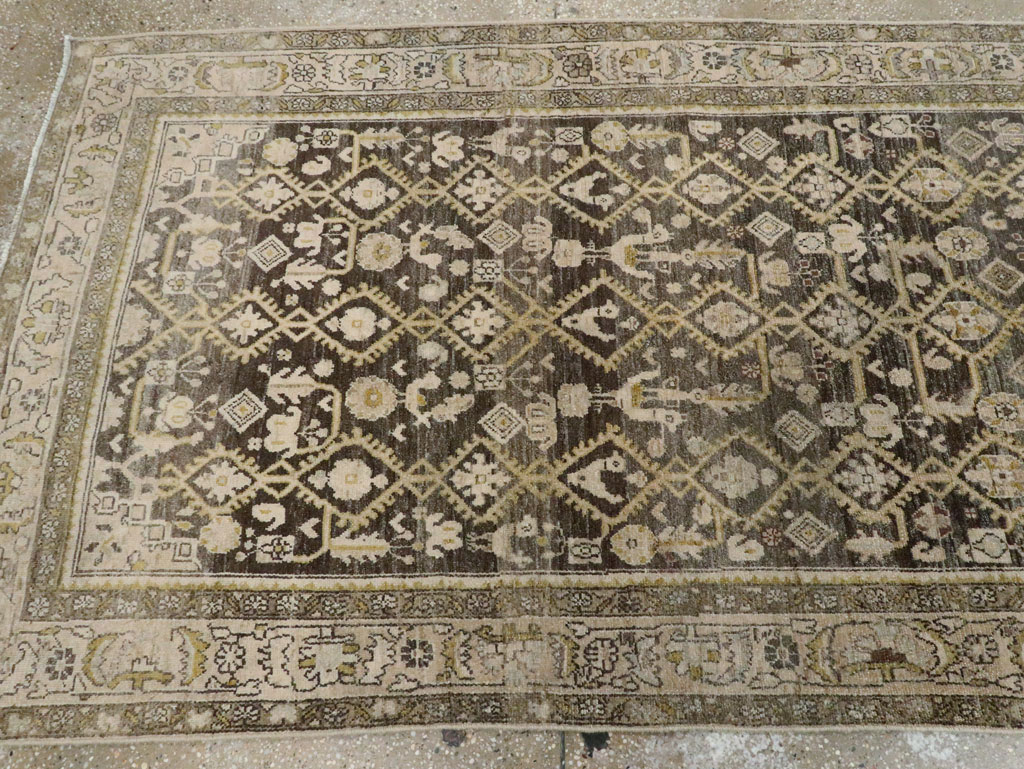 Vintage Persian Malayer Runner, No.28693 - Galerie Shabab