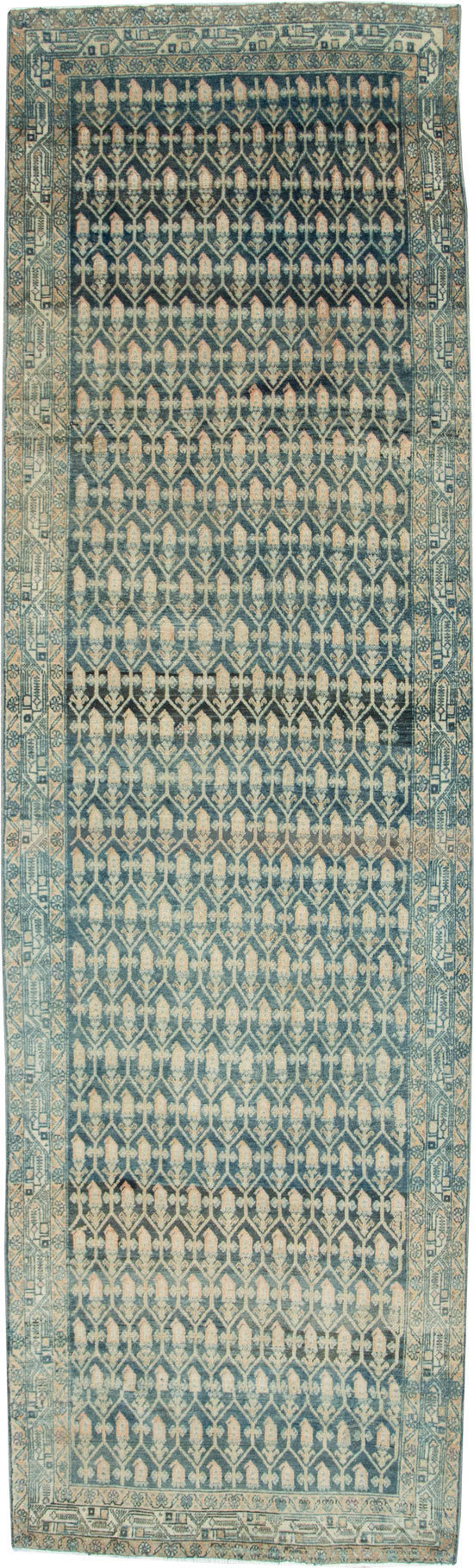Vintage Persian Malayer Runner, No.28696 - Galerie Shabab