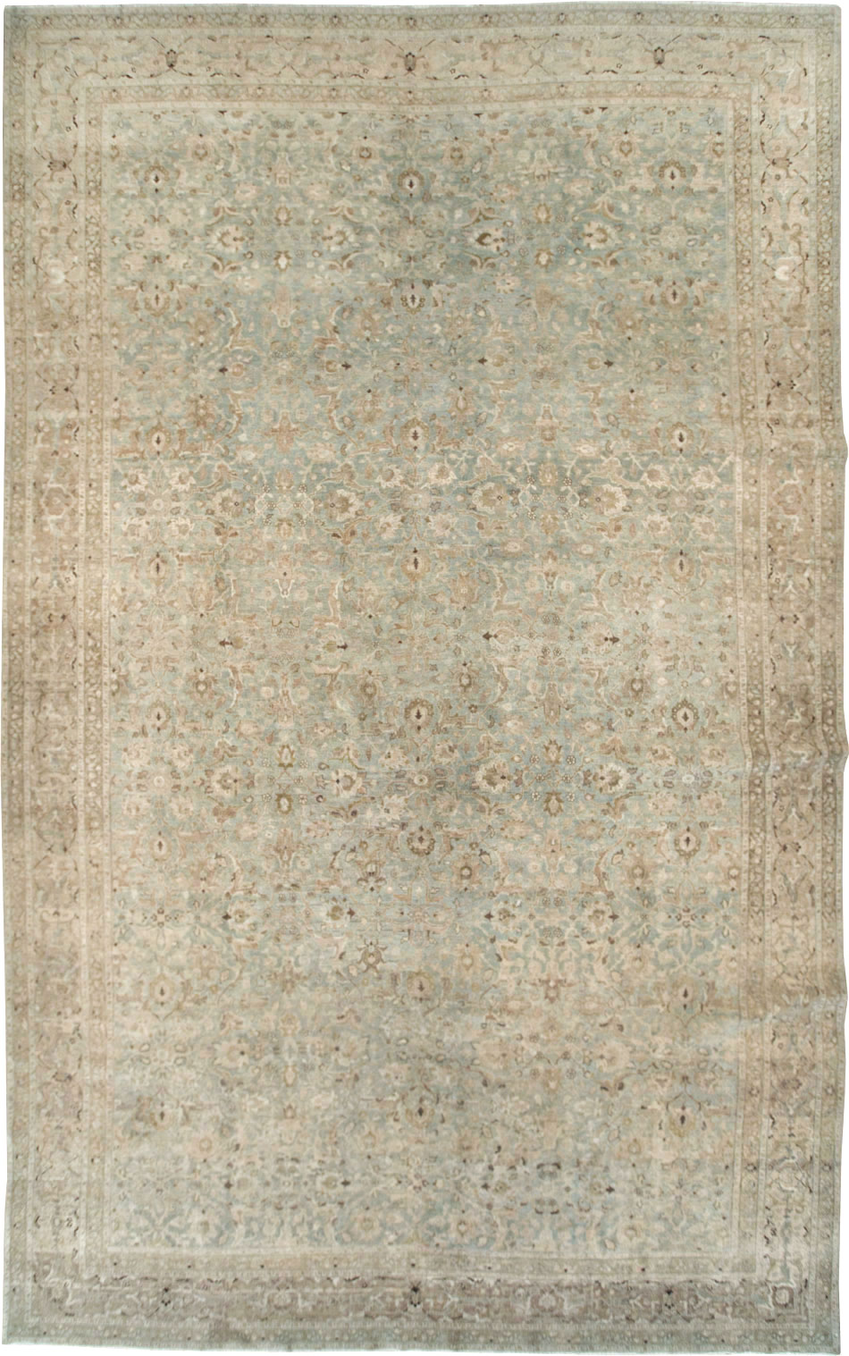 Antique Persian Tabriz Oversize Carpet, No.28702 - Galerie Shabab
