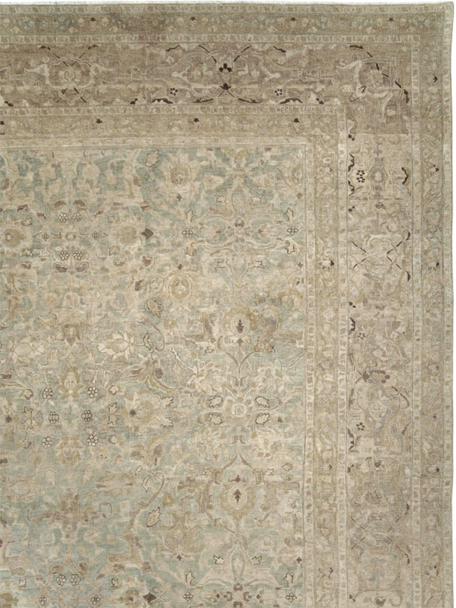 Antique Persian Tabriz Oversize Carpet, No.28702 - Galerie Shabab