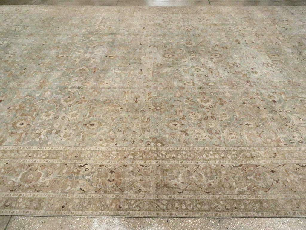 Antique Persian Tabriz Oversize Carpet, No.28702 - Galerie Shabab