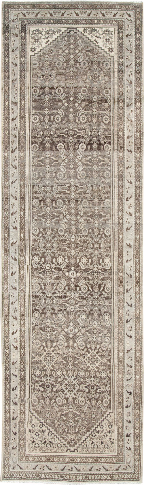 Vintage Persian Malayer Runner, No.28703 - Galerie Shabab