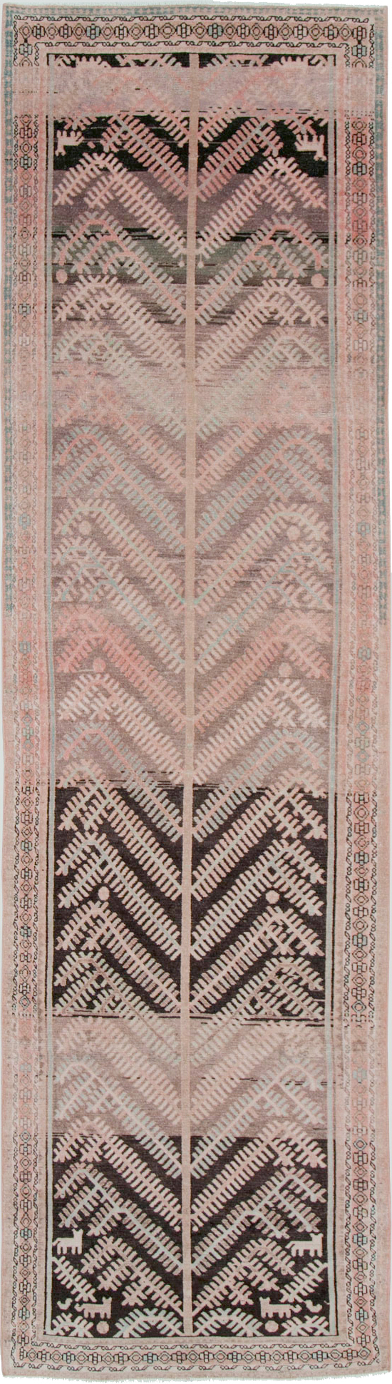 Vintage Persian Malayer Runner, No.28708 - Galerie Shabab