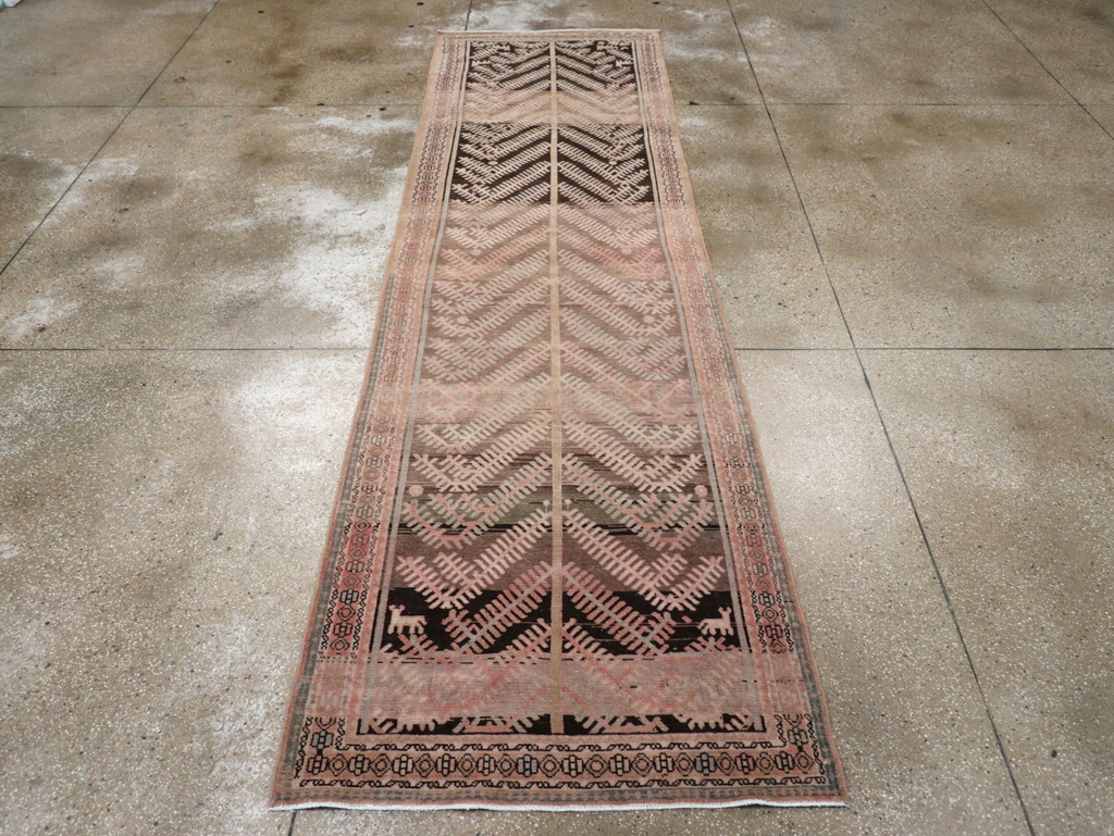 Vintage Persian Malayer Runner, No.28708 - Galerie Shabab