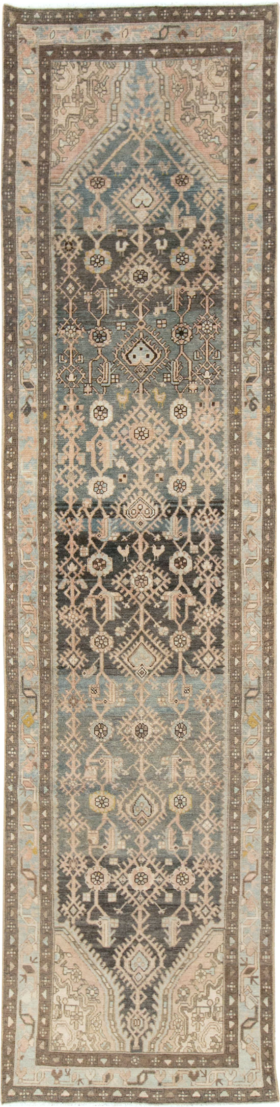 Vintage Persian Malayer Runner, No.28711 - Galerie Shabab