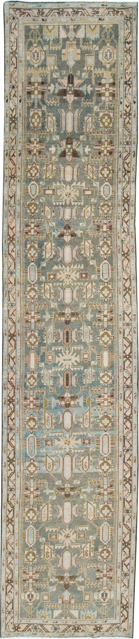 Vintage Persian Malayer Long Runner, No.28713 - Galerie Shabab