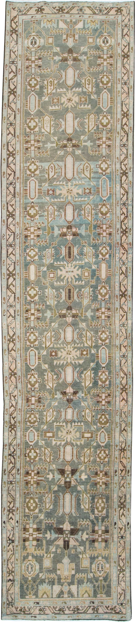Vintage Persian Malayer Long Runner, No.28713 - Galerie Shabab