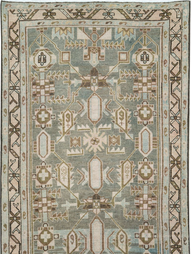 Vintage Persian Malayer Long Runner, No.28713 - Galerie Shabab