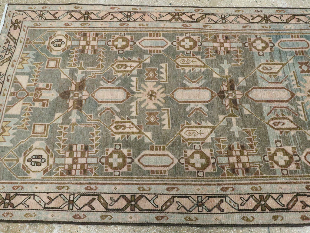 Vintage Persian Malayer Long Runner, No.28713 - Galerie Shabab
