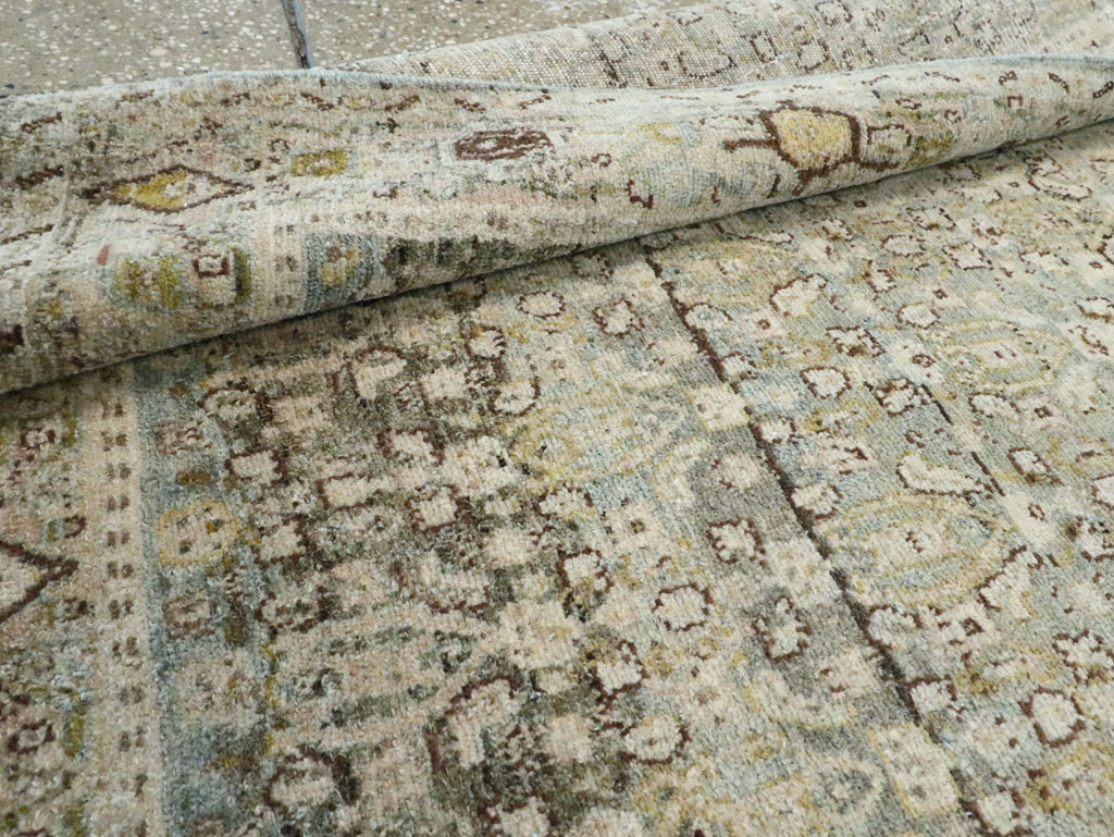 Vintage Persian Senneh Malayer Runner, No.28714 - Galerie Shabab