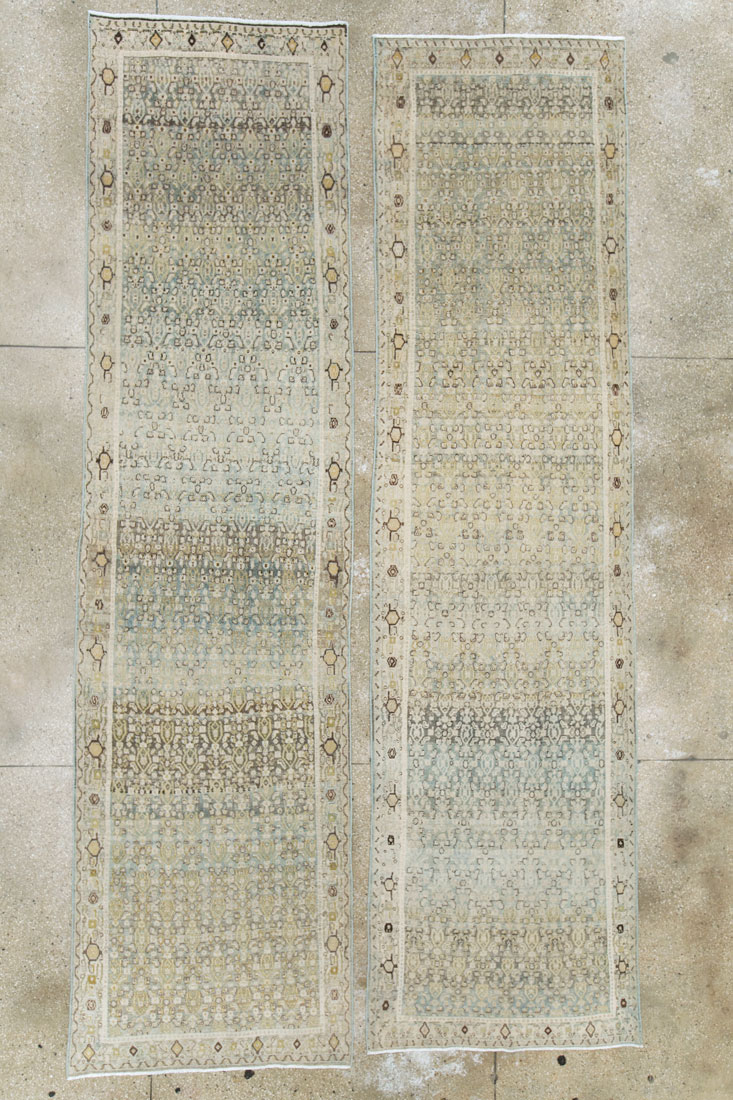 Vintage Persian Senneh Malayer Runner, No.28714 - Galerie Shabab