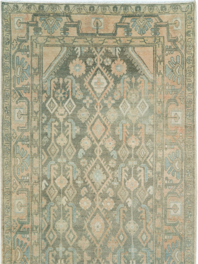 Vintage Persian Malayer Long Runner, No.28716 - Galerie Shabab