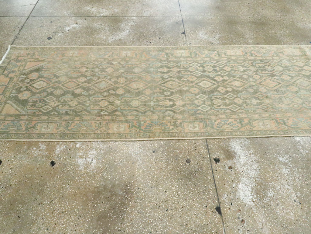 Vintage Persian Malayer Long Runner, No.28716 - Galerie Shabab