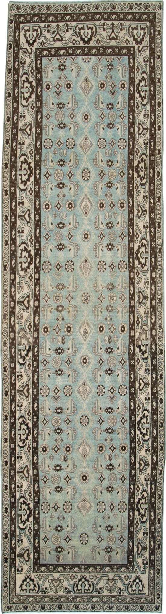 Vintage Persian Malayer Runner, No.28725 - Galerie Shabab