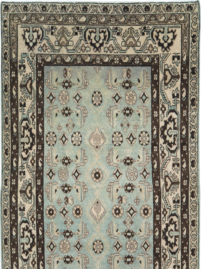 Vintage Persian Malayer Runner, No.28725 - Galerie Shabab