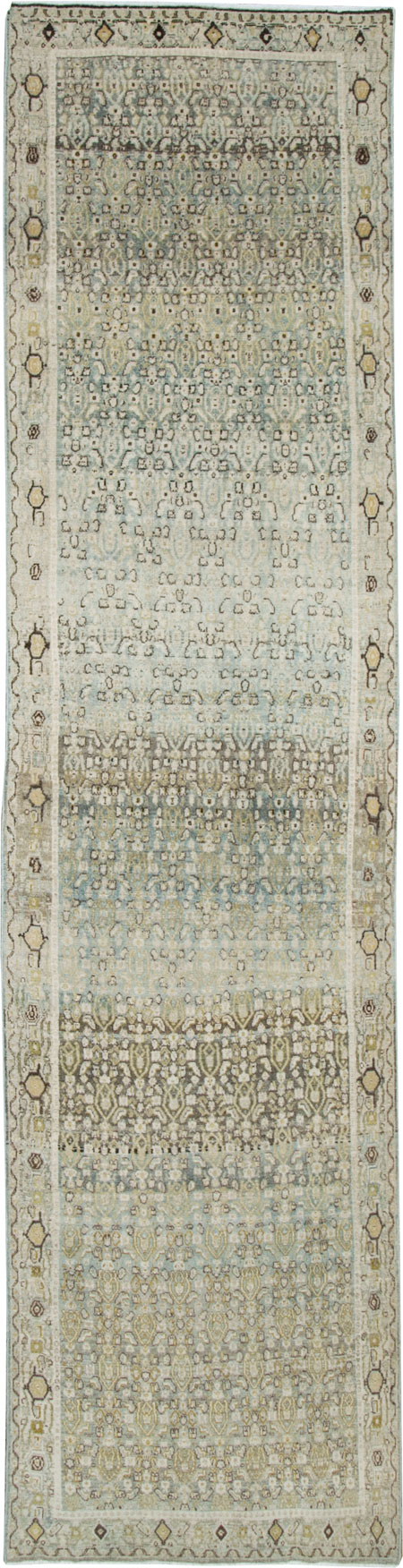 Vintage Persian Senneh Malayer Runner, No.28729 - Galerie Shabab