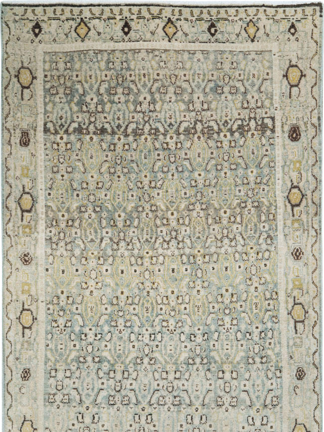 Vintage Persian Senneh Malayer Runner, No.28729 - Galerie Shabab