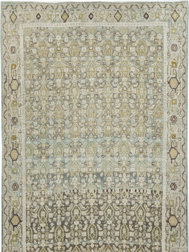 Vintage Persian Senneh Malayer Runner, No.28729 - Galerie Shabab