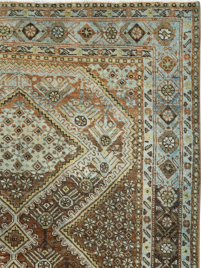 Antique Persian Afshar Small Room Size Carpet, No.28730 - Galerie Shabab